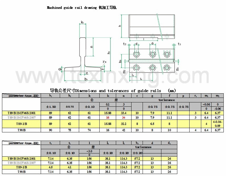 Elevator Guide Rail Factory Xinxing Elevator Guide Rail